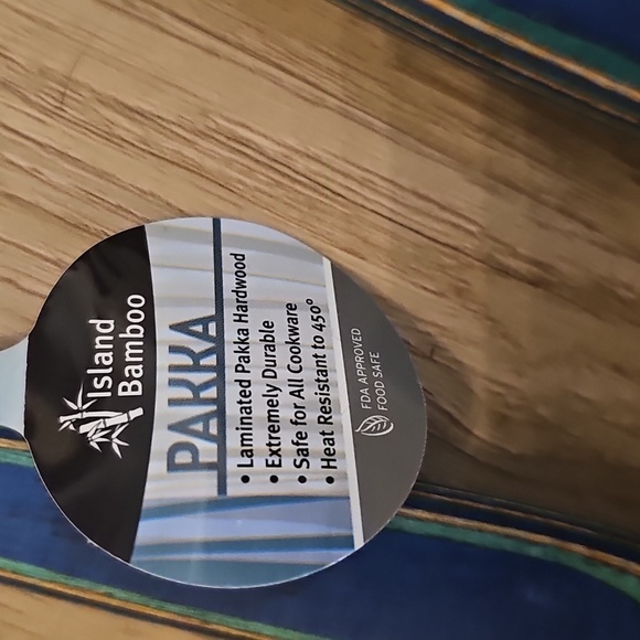 NWT Island Bamboo PAKKA WOOD 2 pc durable serving set - Picture 4 of 6